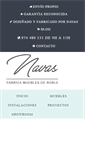 Mobile Screenshot of mueblesderoblenavas.com