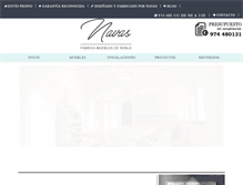 Tablet Screenshot of mueblesderoblenavas.com